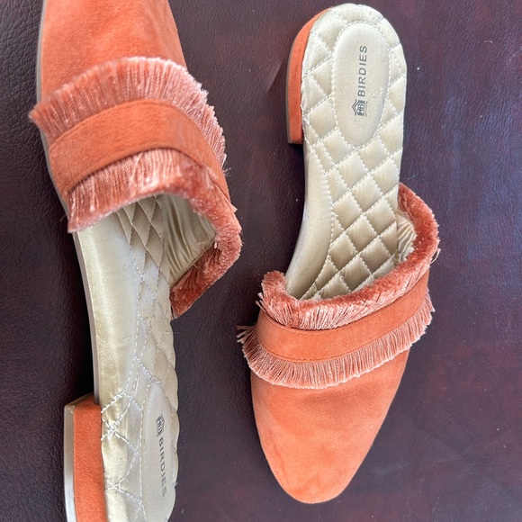 Birdies Ani fringe quilted mule flats. Size 8 - Picture 12 of 14